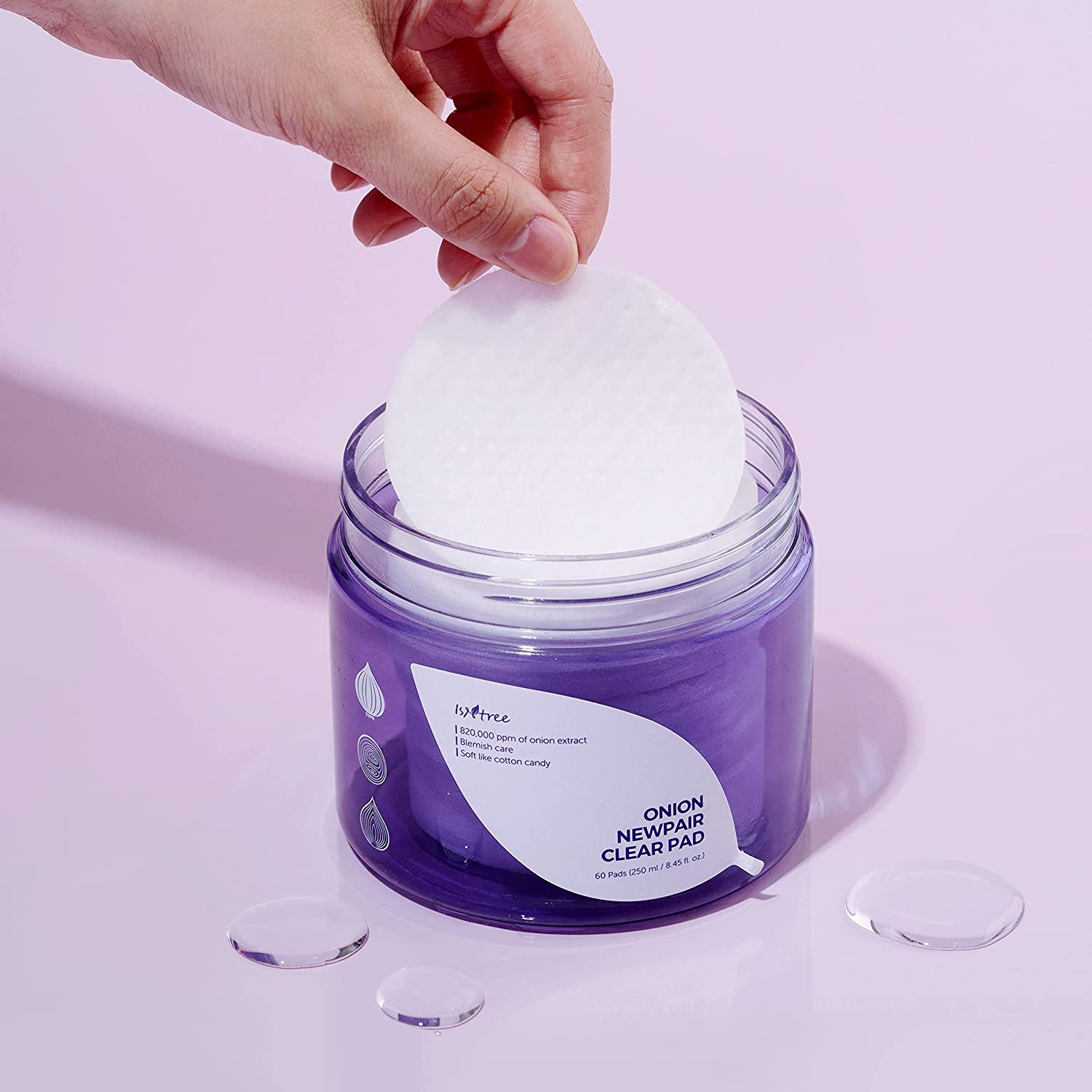 Cleansing pads for face Isntree Onion Newpair Clear Pad (60 pcs.) - Koreancare