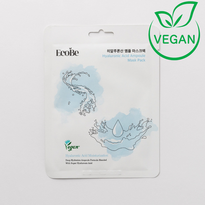 Hydrating sheet mask with hyaluronic acid Hyaluronic Acid Ampoule Mask - Koreancare