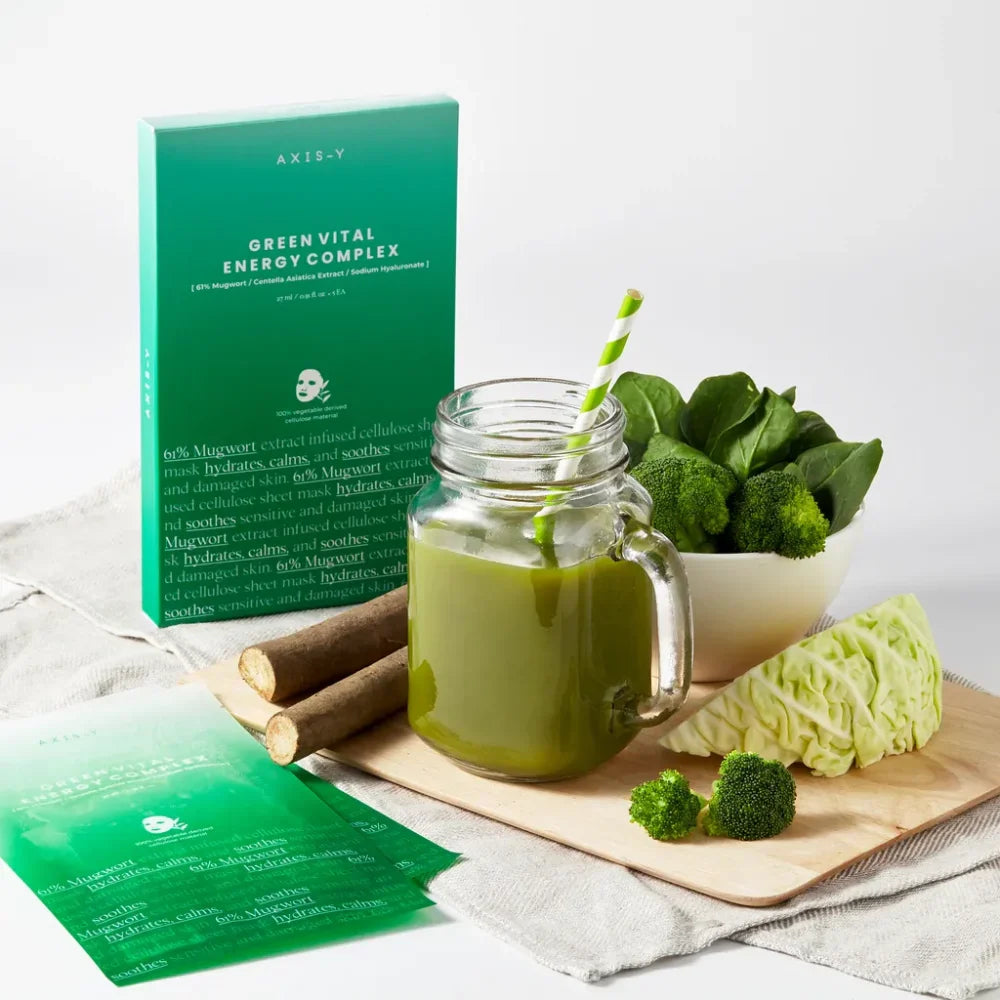 AXIS-Y Mugwort Green Vital Energy Complex Sheet Mask - Koreancare