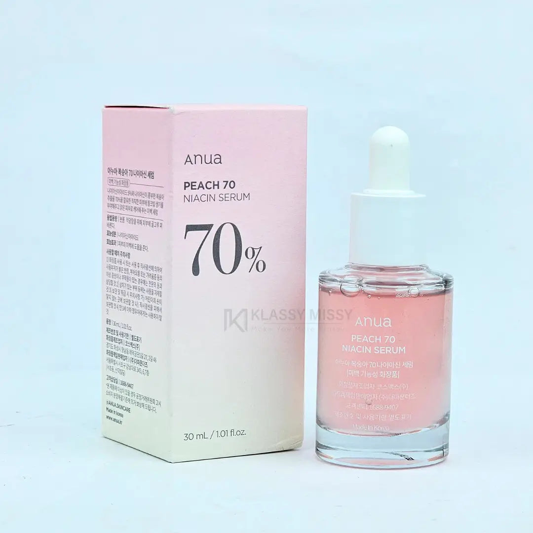 ANUA PEACH 70% NIACINAMIDE  SERUM 30ml - Koreancare