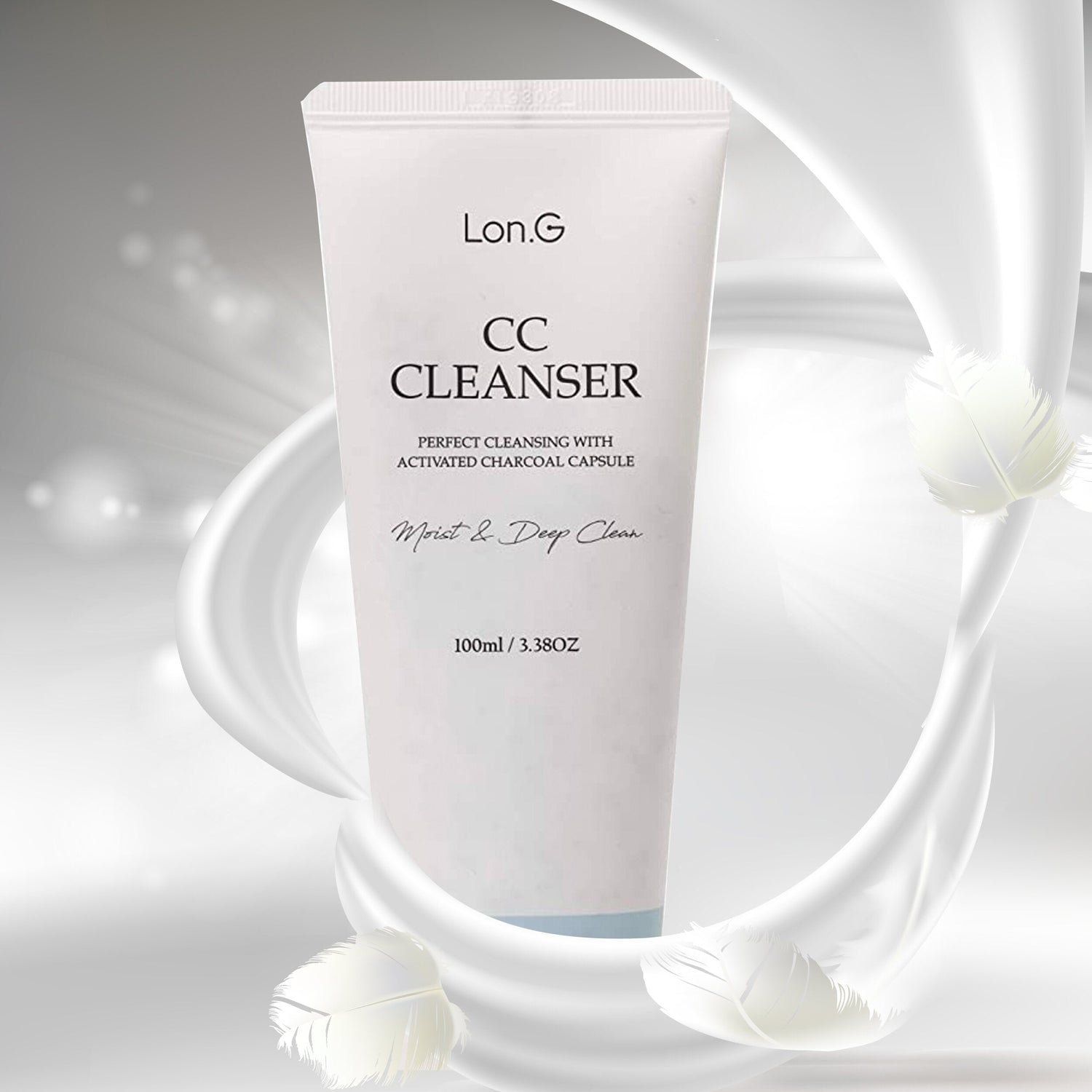 Facial cleansing gel with active carbon capsules Lon,G CC CLEANSER - Koreancare