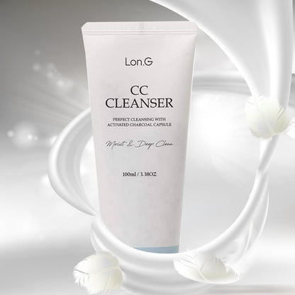 Facial cleansing gel with active carbon capsules Lon,G CC CLEANSER - Koreancare