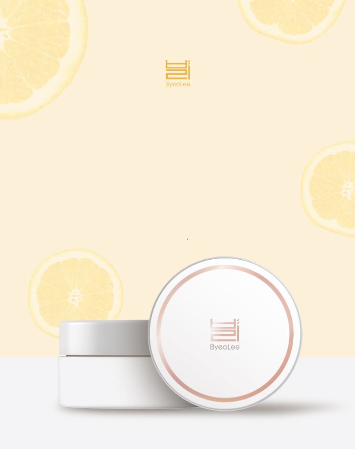ByeoLee Vitamin C Powder concept visual with ingredients