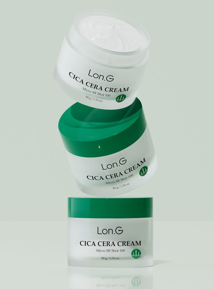 Lon.G Cica Cera Cream Micro SR Shot 100 - Koreancare