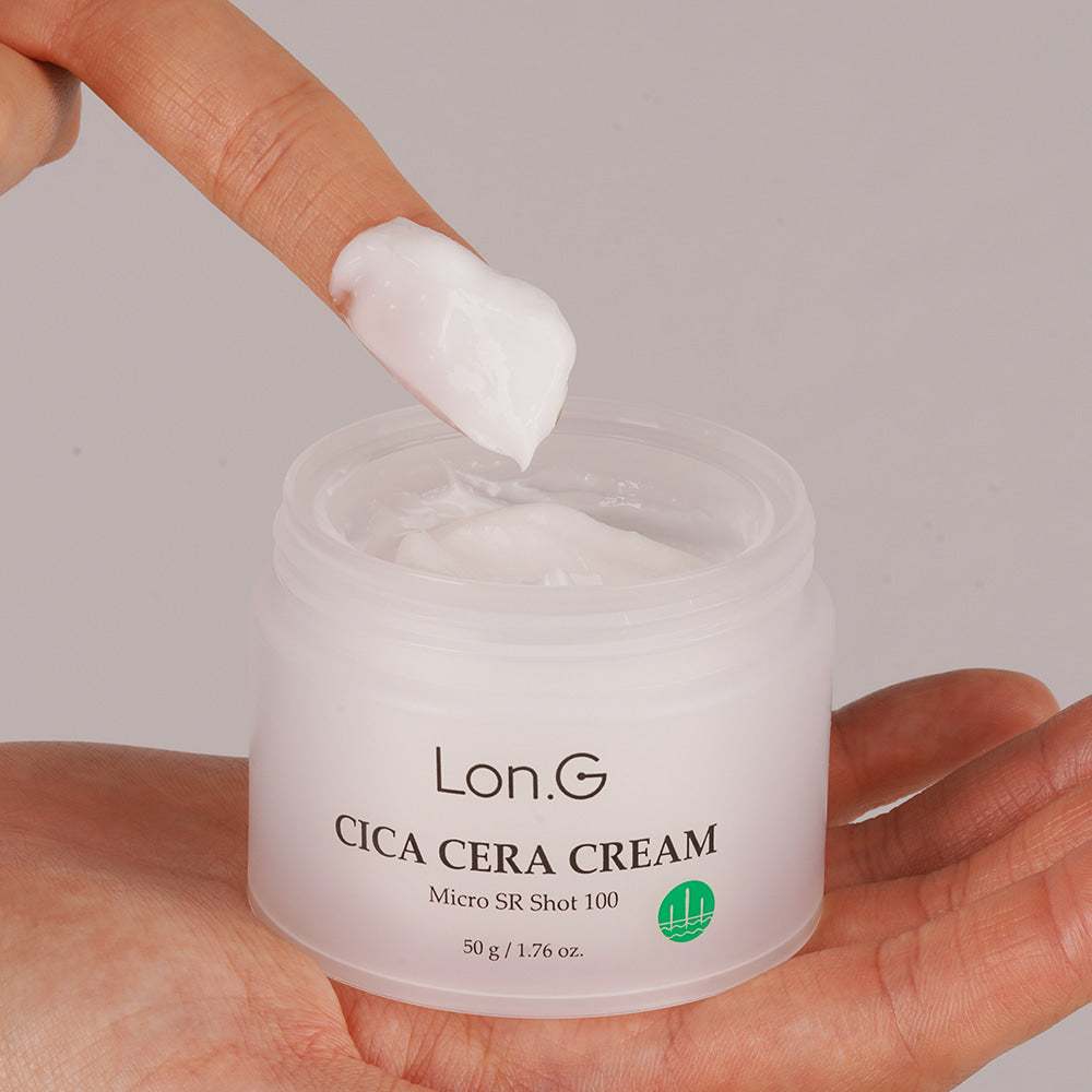 Lon.G Cica Cera Cream Micro SR Shot 100 - Koreancare