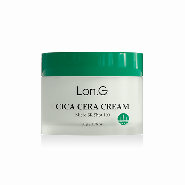 Κρέμα προσώπου με κεραμίδια Lon.G CICA CERA CREAM Micro SR Shot 100 50g