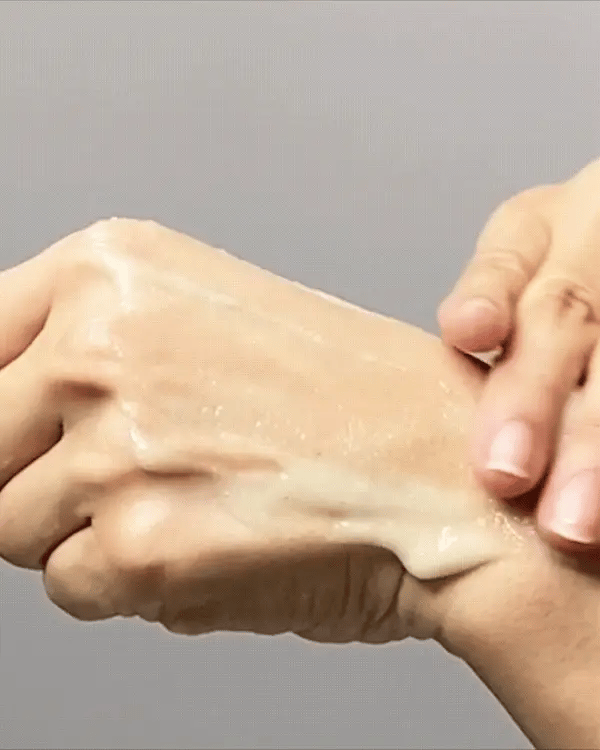 Anua Heartleaf LHA Moisture Peeling Gel 120ml animated texture demo