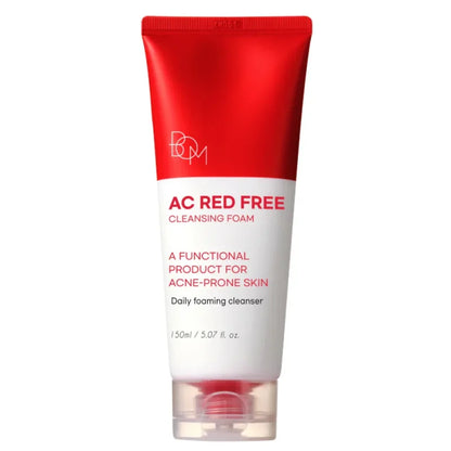 BOM AC Red Free Cleansing Foam by Beauty of Majesty, product packaging front view