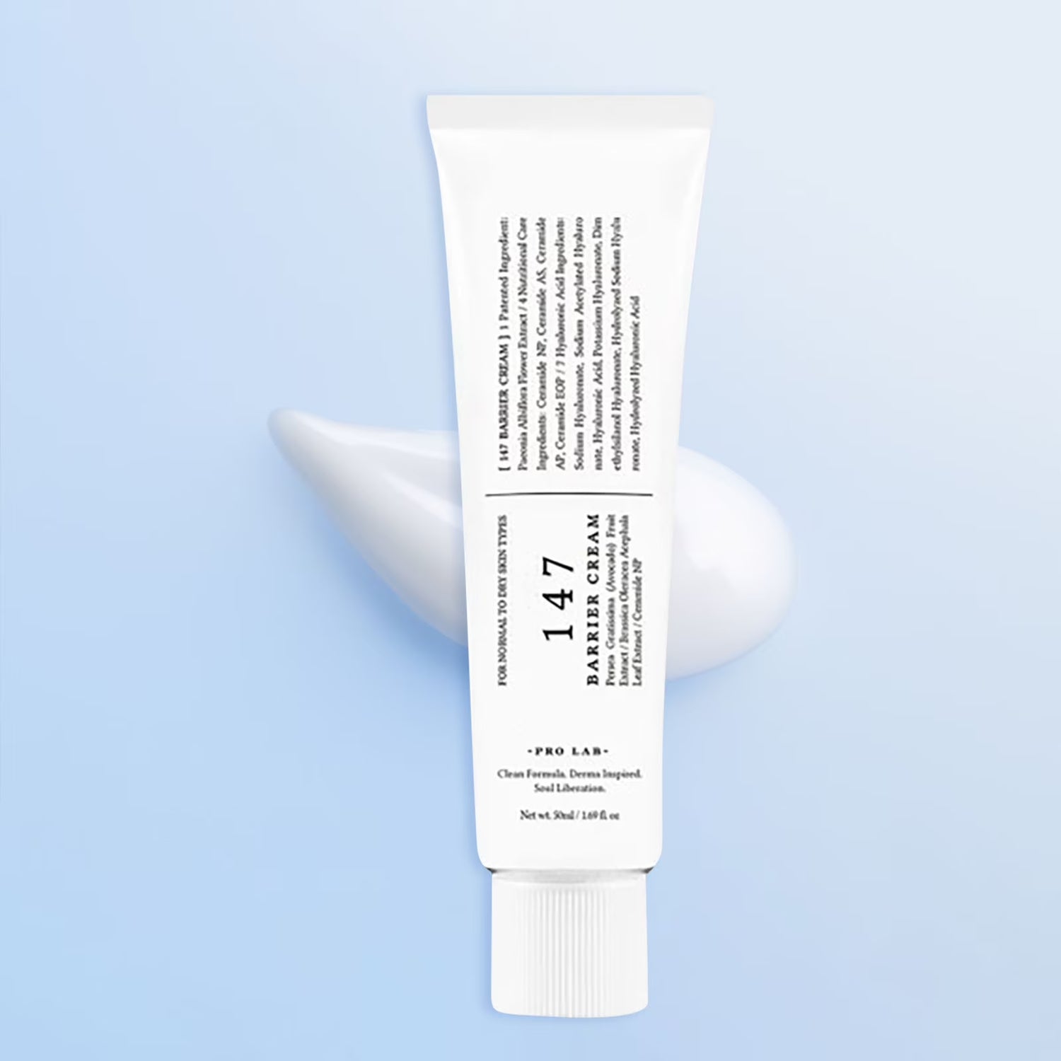 Blue-toned texture of Dr. Althea 147 Barrier Cream 50ml