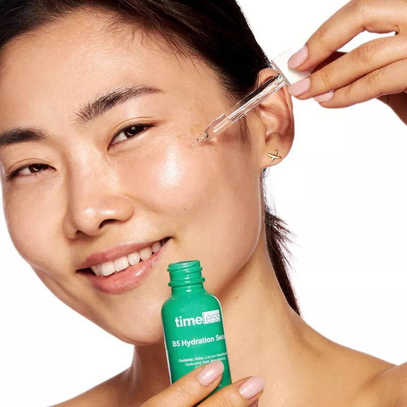 Timeless Vitamin B5 Serum texture, non-greasy hydrating serum