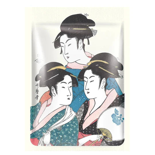 Mitomo Gold &amp; Sakura sheet mask with colloidal gold and cherry blossom