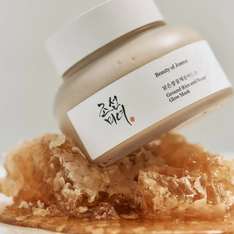 Face mask with rice and honey beauty of Joseon Ground Rice and Honey Glow Mask - Koreancare