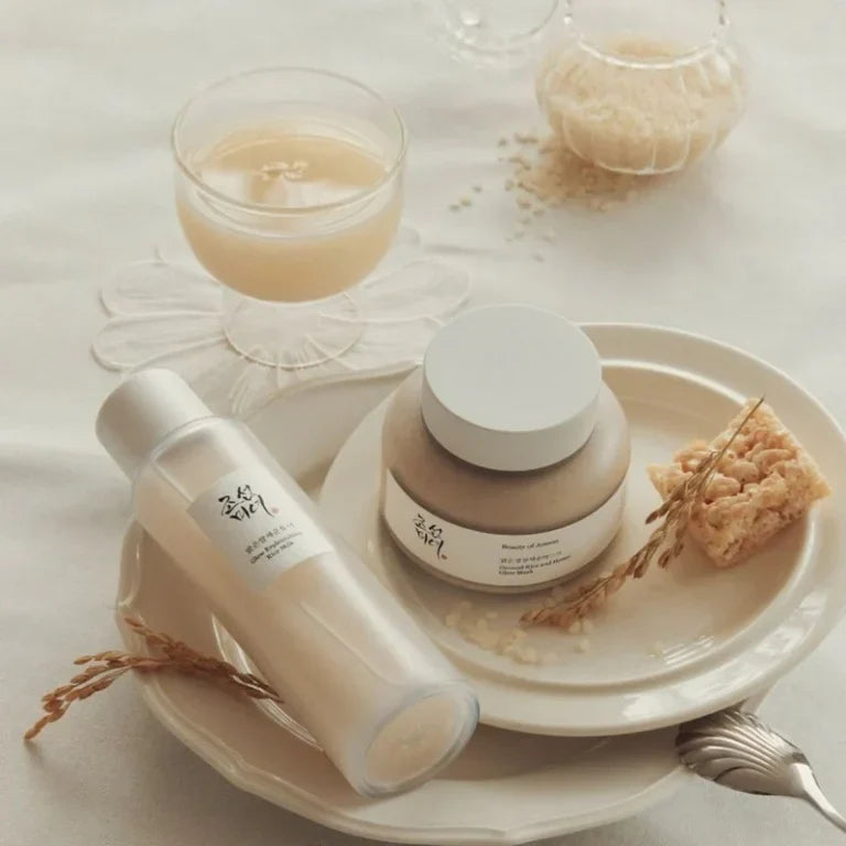 Face mask with rice and honey beauty of Joseon Ground Rice and Honey Glow Mask - Koreancare