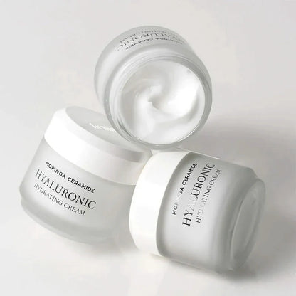 Heimish Moringa Ceramide Hyaluronic Hydrating Cream jar with box
