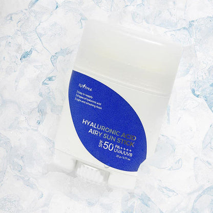 Isntree Hyaluronic Acid Airy Sun Stick SPF50+ PA++++ side view
