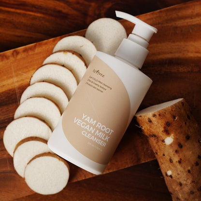 Vegan cleansing milk for the face Isntree Yam Root Vegan Milk Cleanser - Koreancare