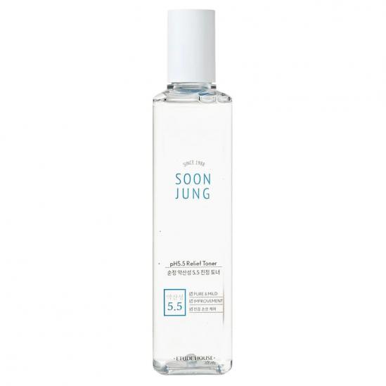Καταπραϋντικό ενυδατικό τονωτικό Etude House Soon Jung pH5.5 Relief Toner 200ml