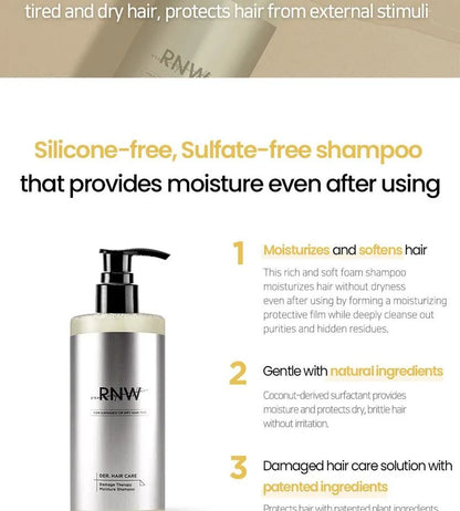 RNW HAIR CARE Damage Therapy Moisture Shampoo 300ml, - Koreancare