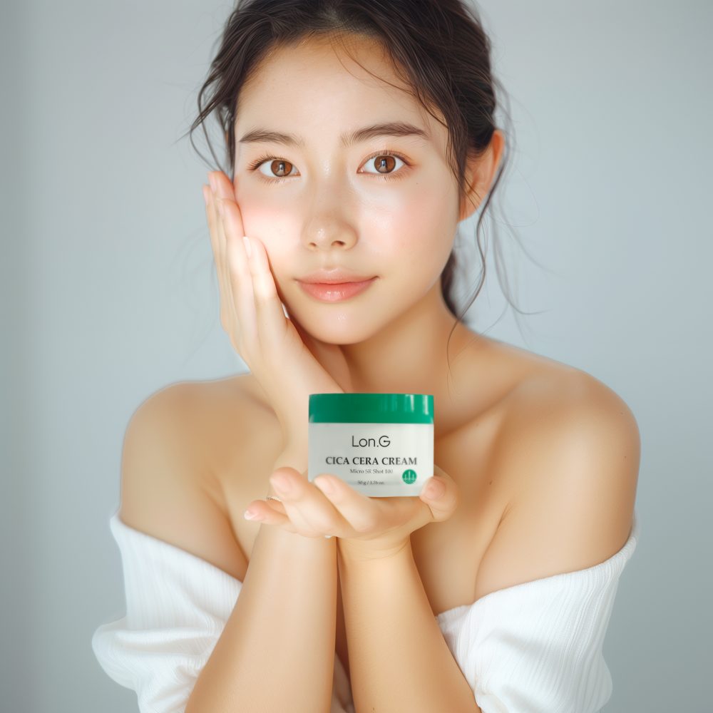 Lon.G Cica Cera Cream Micro SR Shot 100 - Koreancare