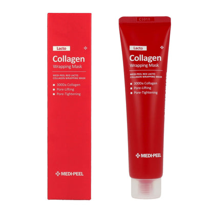 ANTI-AGING FACE MASK WITH 70.2% COLLAGEN Medi-Peel Red Lacto Collagen Wrapping Mask - Koreancare