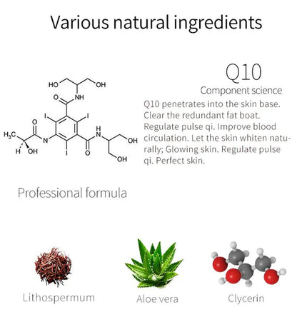 Mitomo Q10 &amp; Lithospermum hydrating sheet mask product detail