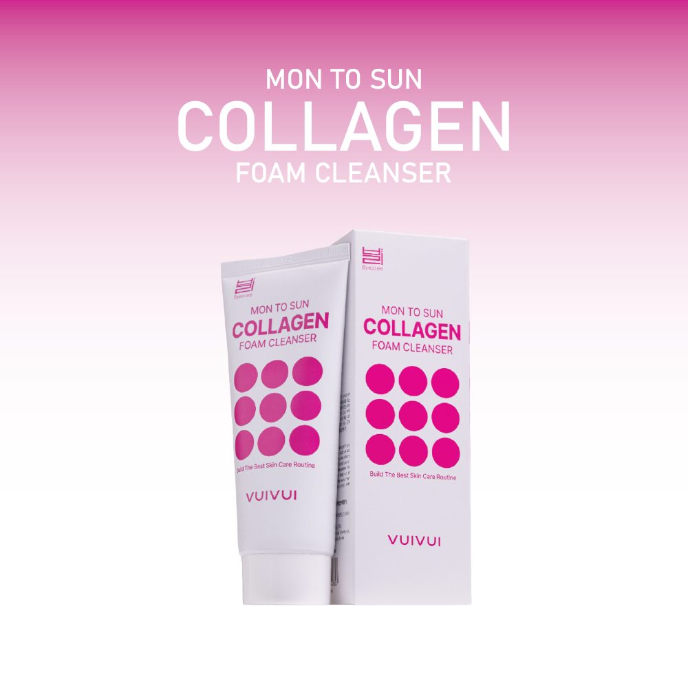 Cleansing foam with collagen Mon To Sun Foam Cleanser Collagen - Koreancare