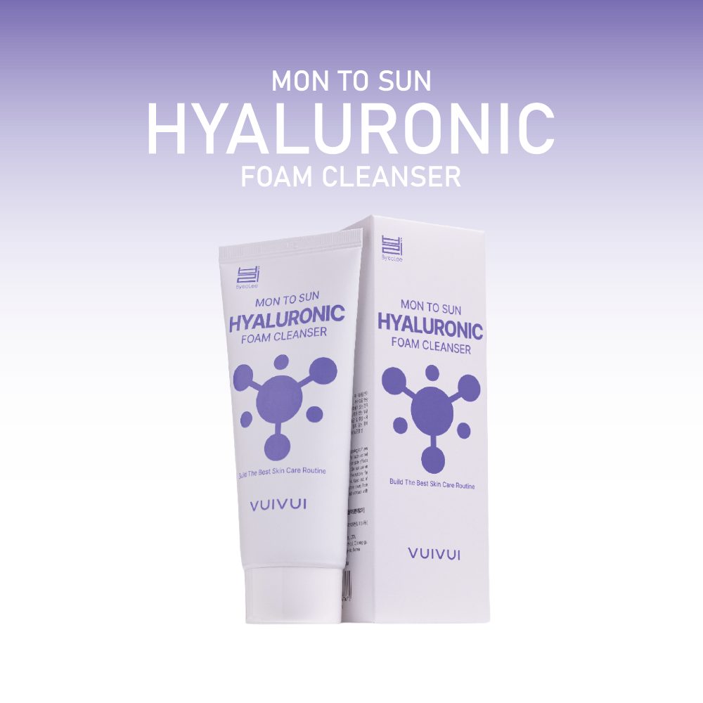 Cleansing foam with hyaluronic acid Mon To Sun Foam Cleanser Hyaluronic - Koreancare