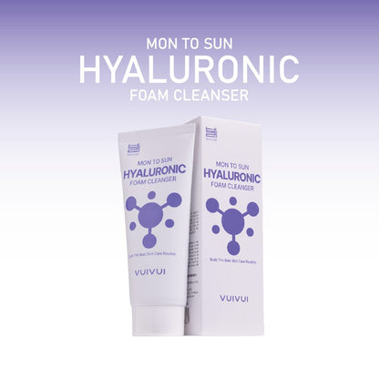Cleansing foam with hyaluronic acid Mon To Sun Foam Cleanser Hyaluronic - Koreancare