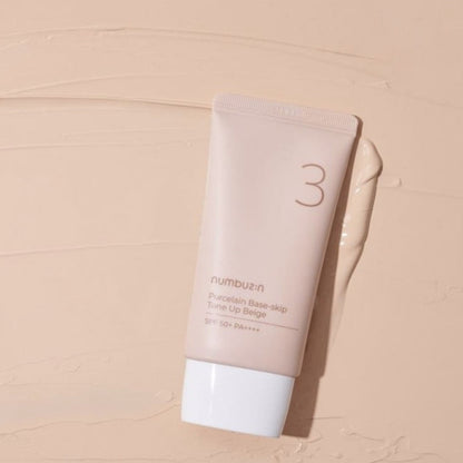 Sunscreen Numbuzin No,3 Porcelain Base-skip Tone Up Beige - Koreancare