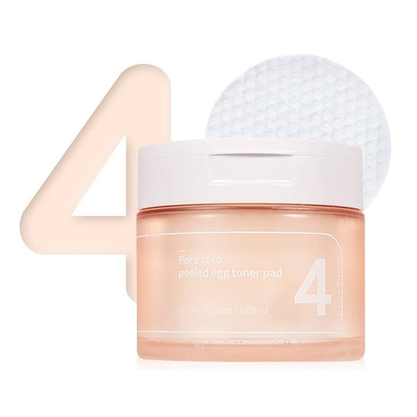 Απολεπιστικά τονωτικά pads Numbuzin No,4 Pore Zero Peeled Egg Toner Pad