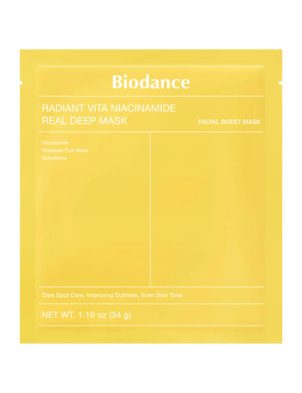 BIODANCE Radiant Vita Niacinamide Real Deep Mask