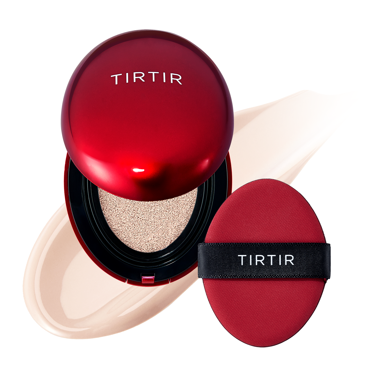 Brightening face powder with high coverage TIRTIR Mask Fit Red Cushion Foundation - Koreancare