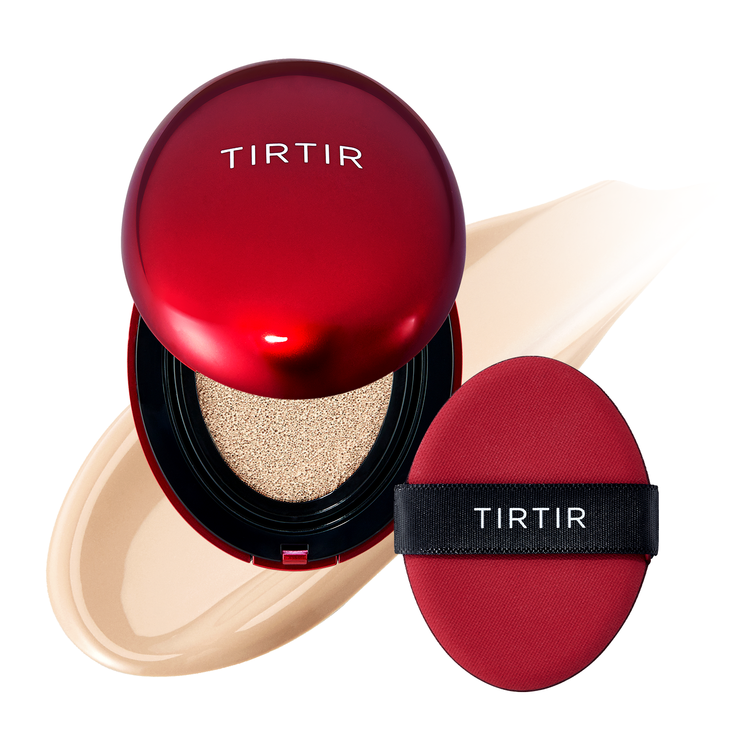 Brightening face powder with high coverage TIRTIR Mask Fit Red Cushion Foundation - Koreancare