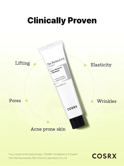 Face cream with retinol COSRX The Retinol 0,3% Cream - Koreancare