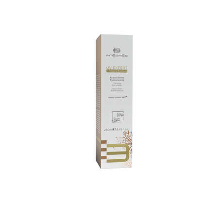Integree Tanning Sun Water 250ml product packaging box