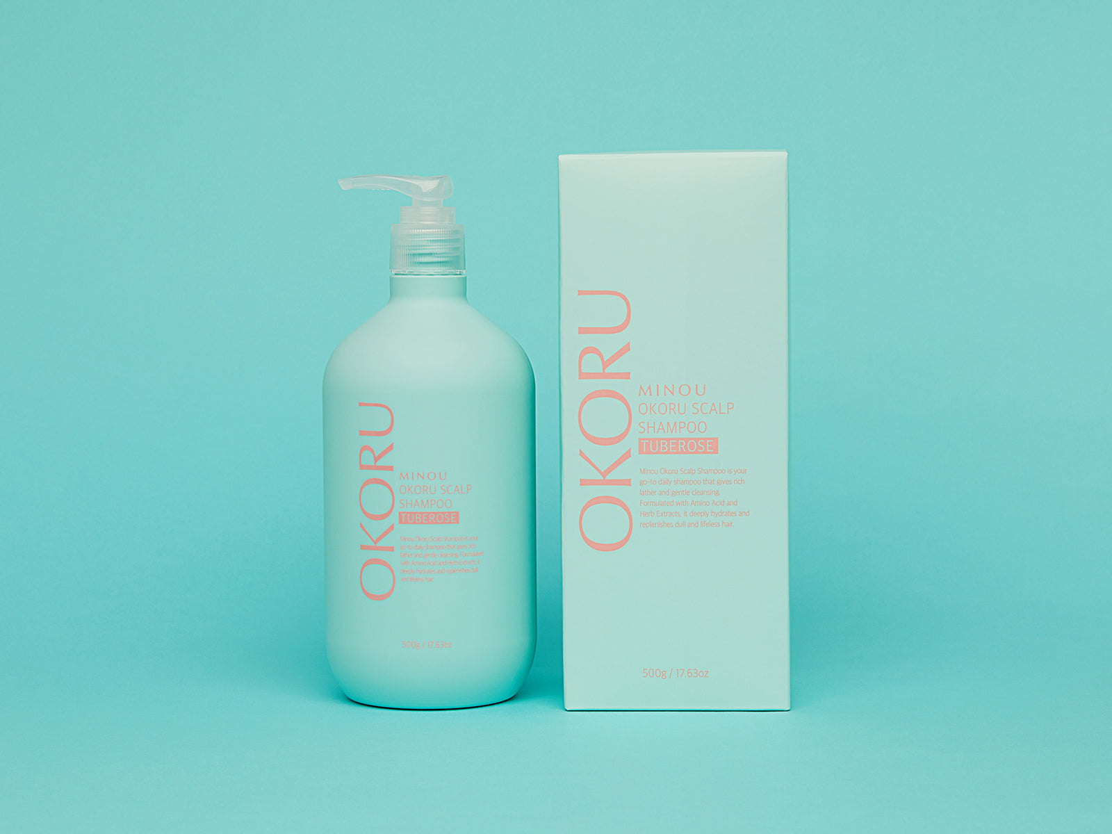 Shampoo with long-lasting aroma Tuberose OKORU SCALP SHAMPOO – TUBEROSE - Koreancare