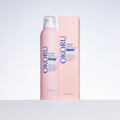 Spray shower foam with a tulip scent OKORU BODY WASH LA TULIPE - Koreancare