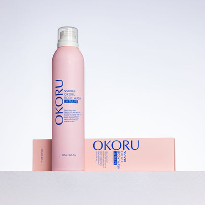Spray shower foam with a tulip scent OKORU BODY WASH LA TULIPE - Koreancare