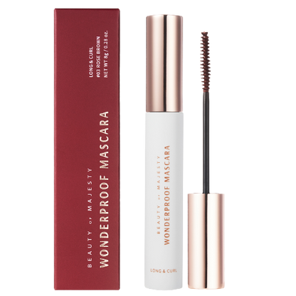 BOM Wonderproof Mascara Long &amp; Curl waterproof brown mascara - Koreancare
