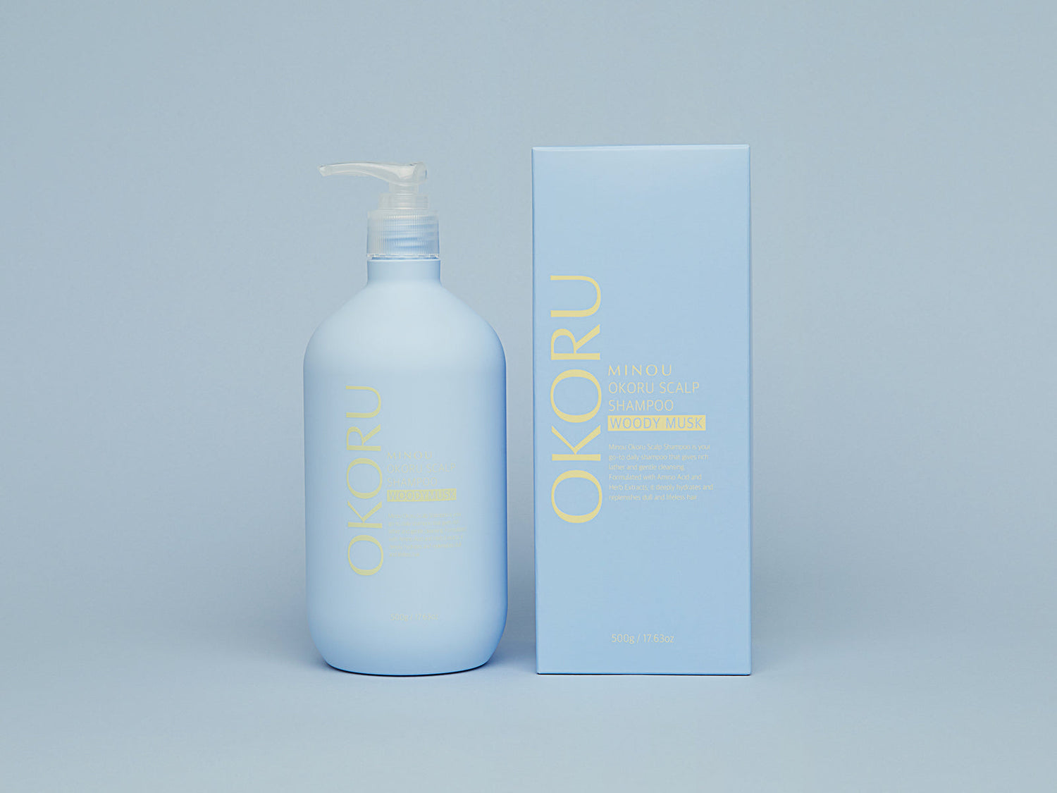 Shampoo with a long-lasting musk aroma OKORU SCALP SHAMPOO – WOODY MUSK - Koreancare