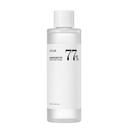 Anua Heartleaf 77% Soothing Toner as part of a skincare routine