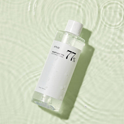 Anua Heartleaf 77% Soothing Toner ingredient and benefit overview