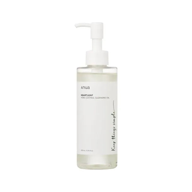 Anua Heartleaf Pore Control Cleansing Oil bottle with dropper