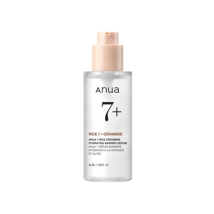 Anua Rice Ceramide 7 Hydrating Barrier Serum 50ml bottle, front view
