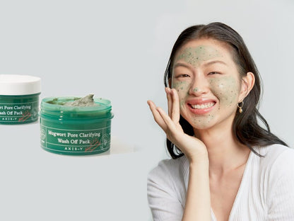 AXIS-Y Mugwort Pore Clarifying Wash Off Pack - Koreancare