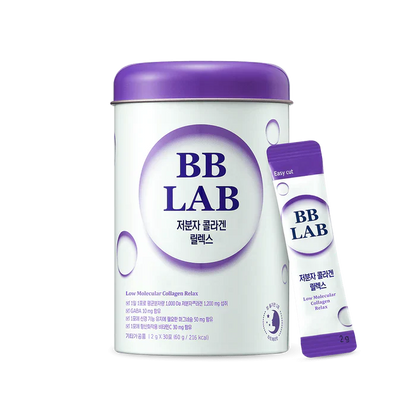 BB Lab Low Molecular Collagen Relax marine collagen powder stick pack box