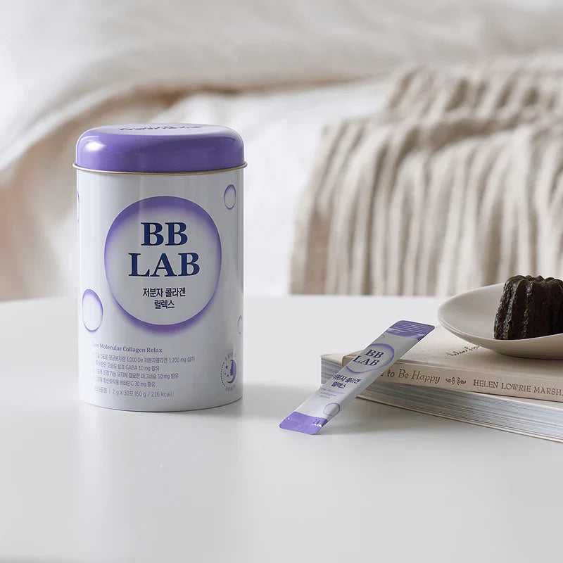 BB Lab Low Molecular Collagen Relax single-serve cherry flavour collagen stick