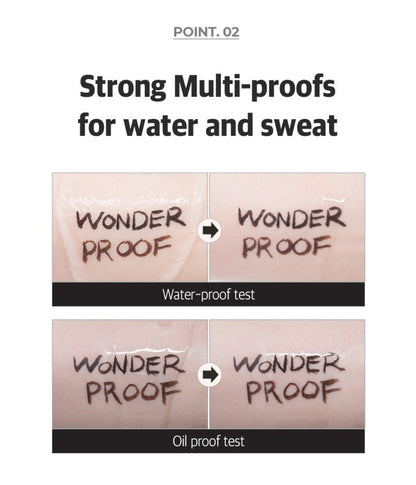 BOM Wonderproof Pen Eye Liner Wonder Brown packaging front label