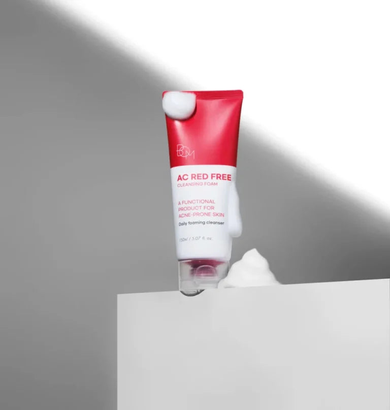 BOM AC Red Free Cleansing Foam by Beauty of Majesty, product detail and ingredient information