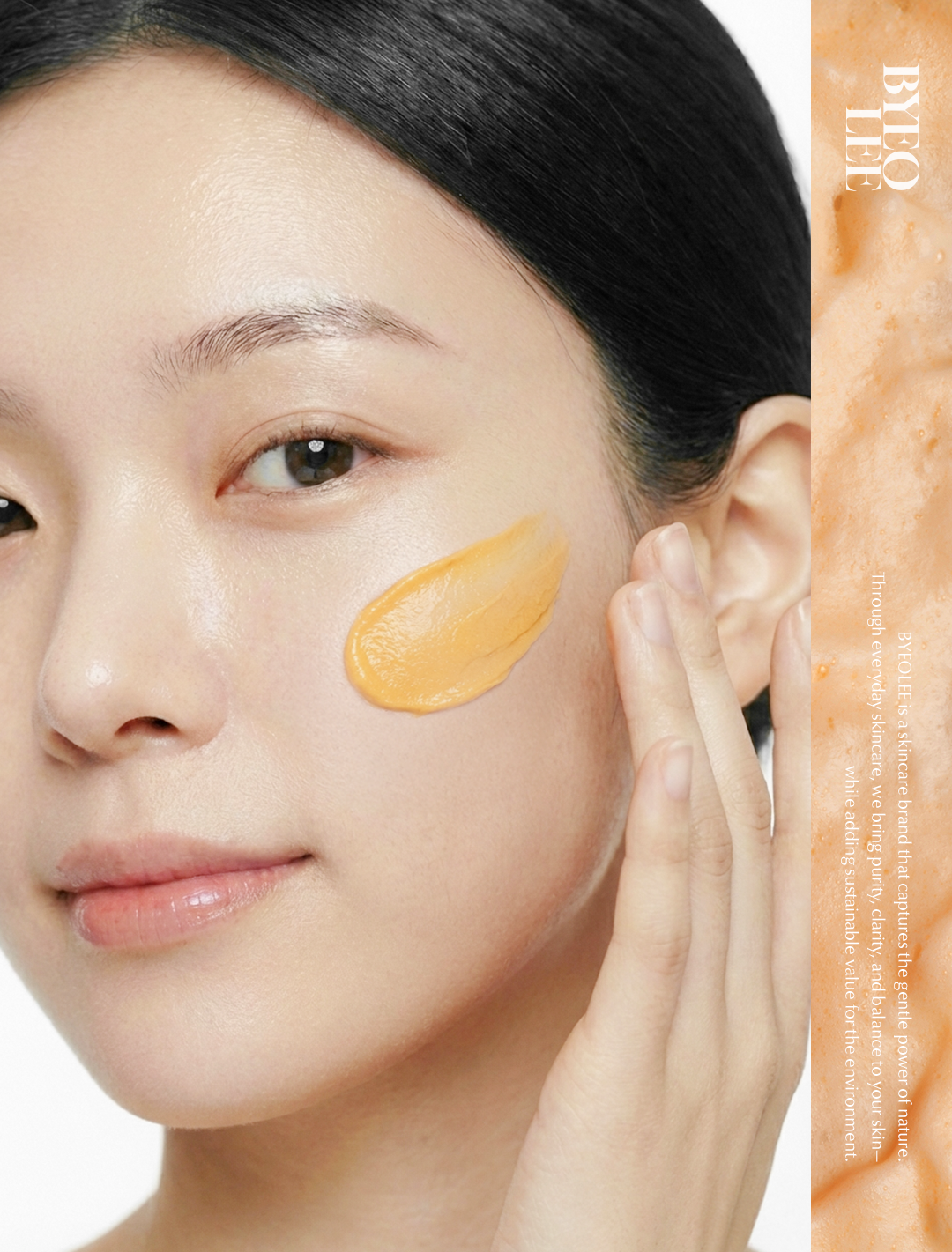 Close-up of the BYEOLEE Carrot Pack Cleanser&